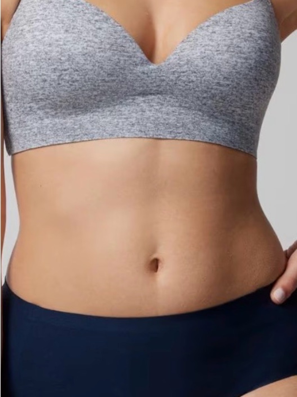 Soma Graphite Gray Embliss Wireless Comfort Bra EUC